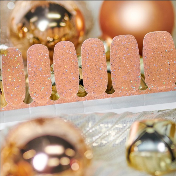 *Exclusive* Color Street: Just Peachy | Peach Pink Glitter Sparkle Pastel - Picture 9 of 10